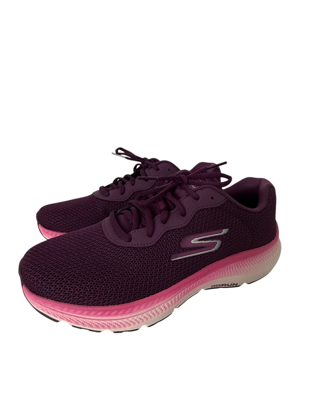 Skechers GO RUN Consistent 2.0 Plum Low Top Lace up Running Sneakers